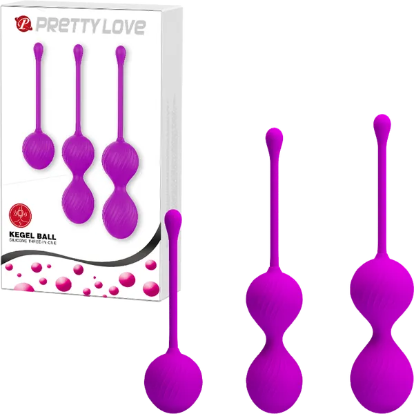 Pretty Love Kegel Ball Kit Weighted Ben Wa Balls Vagina Exerciser Female Sex Toy