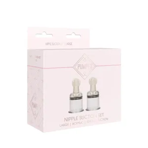 Pumped Nipple Suction Set Rose Large