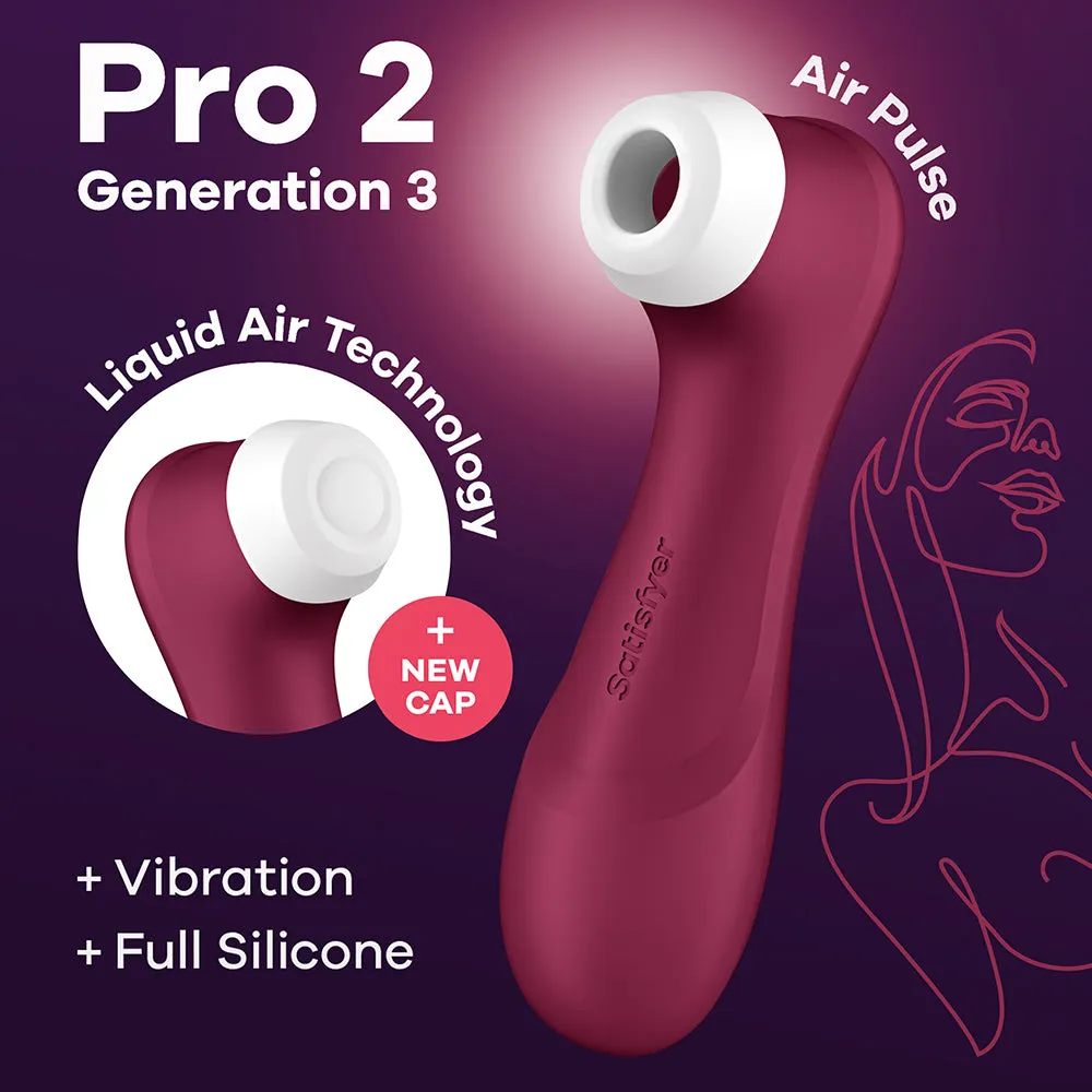 Satisfyer Pro 2 G3 Gen 3 Clitoral Stimulator Liquid Air Pulse Vibrator Sex Toy