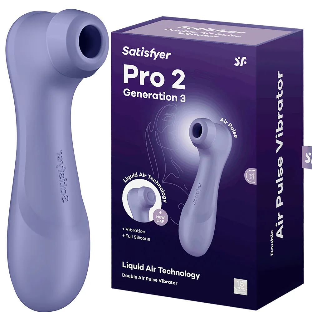 Satisfyer Pro 2 G3 Gen 3 Clitoral Stimulator Liquid Air Pulse Vibrator Sex Toy