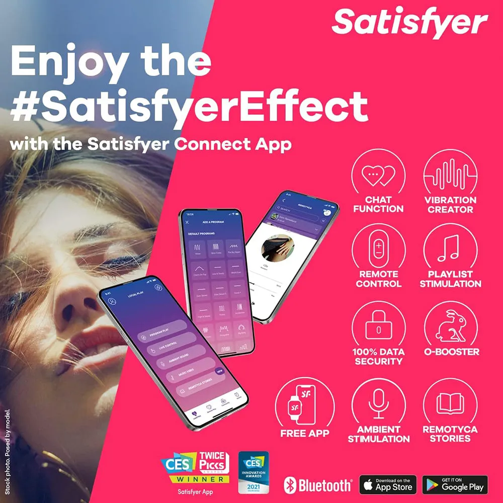 Satisfyer Pro 2 Gen 3 APP Liquid Air Pulse Clitoral Stimulator Vibrator Purple