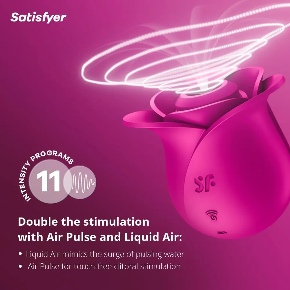 Satisfyer Pro 2 Modern Blossom Rose Clitoral Stimulator Air Vibrator Sex Toy