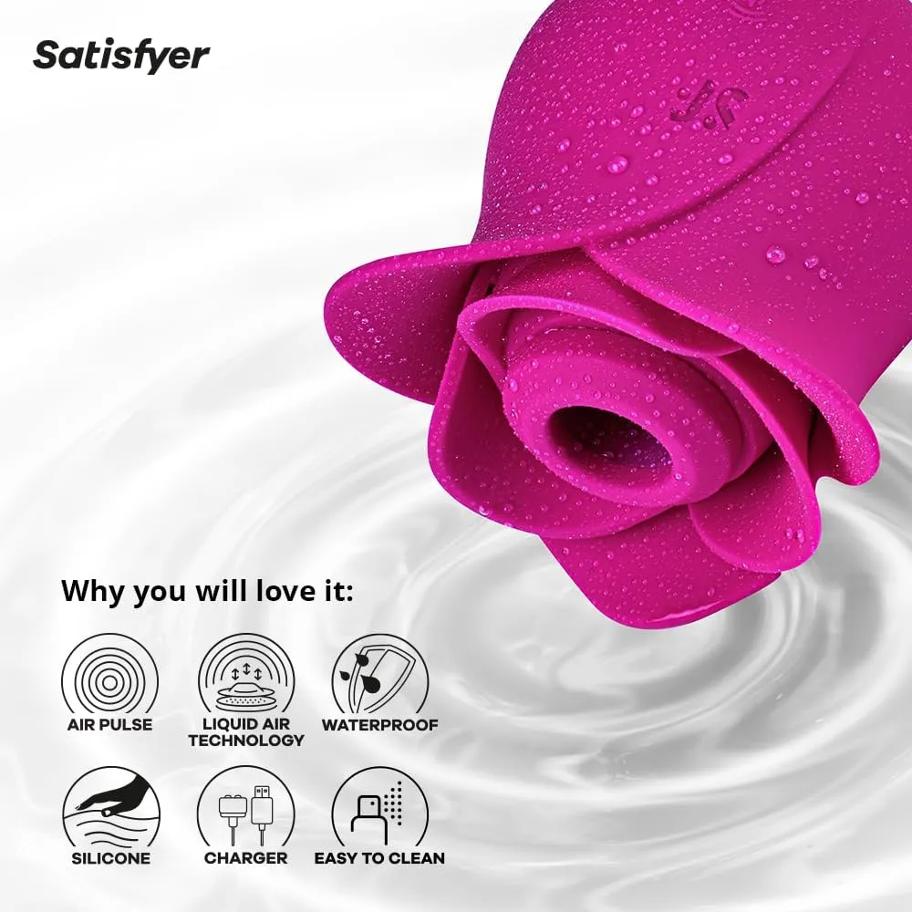 Satisfyer Pro 2 Modern Blossom Rose Clitoral Stimulator Air Vibrator Sex Toy
