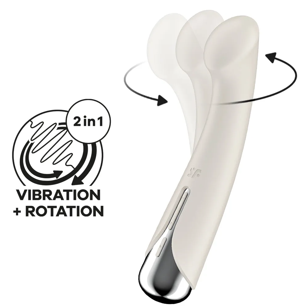 Satisfyer Spinning G-Spot 1 Rotating Vibrator Vaginal Anal Couples USB Sex Toy
