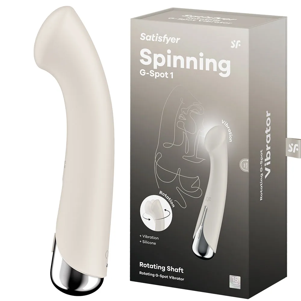 Satisfyer Spinning G-Spot 1 Rotating Vibrator Vaginal Anal Couples USB Sex Toy