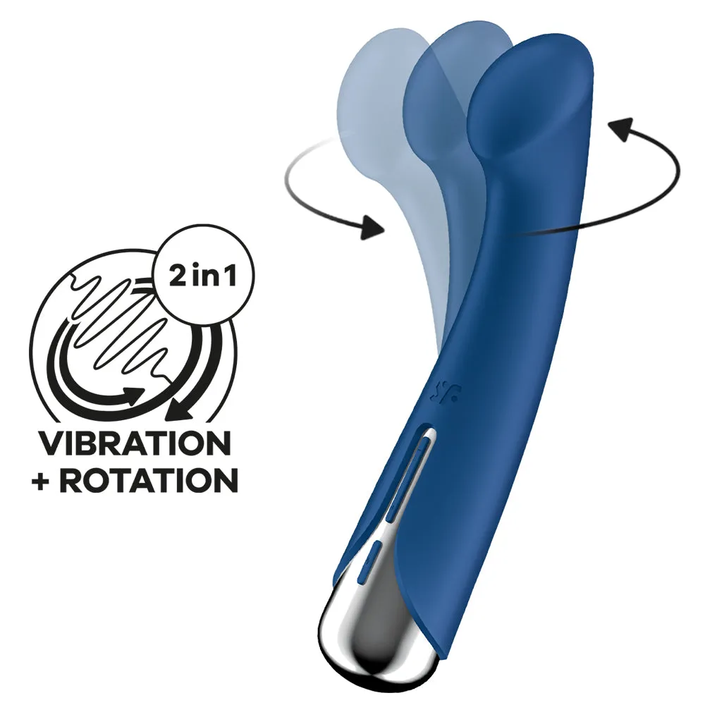 Satisfyer Spinning G-Spot 1 Rotating Vibrator Vaginal Anal Couples USB Sex Toy