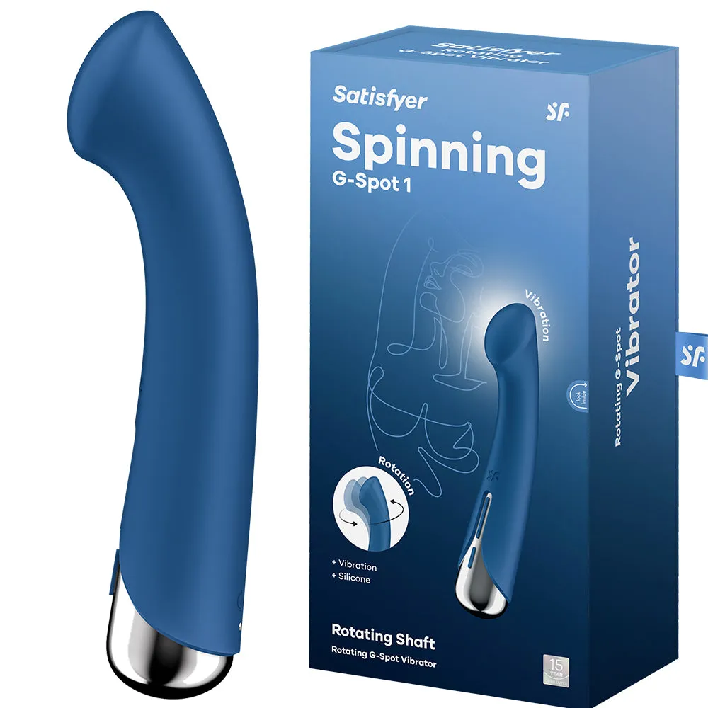 Satisfyer Spinning G-Spot 1 Rotating Vibrator Vaginal Anal Couples USB Sex Toy