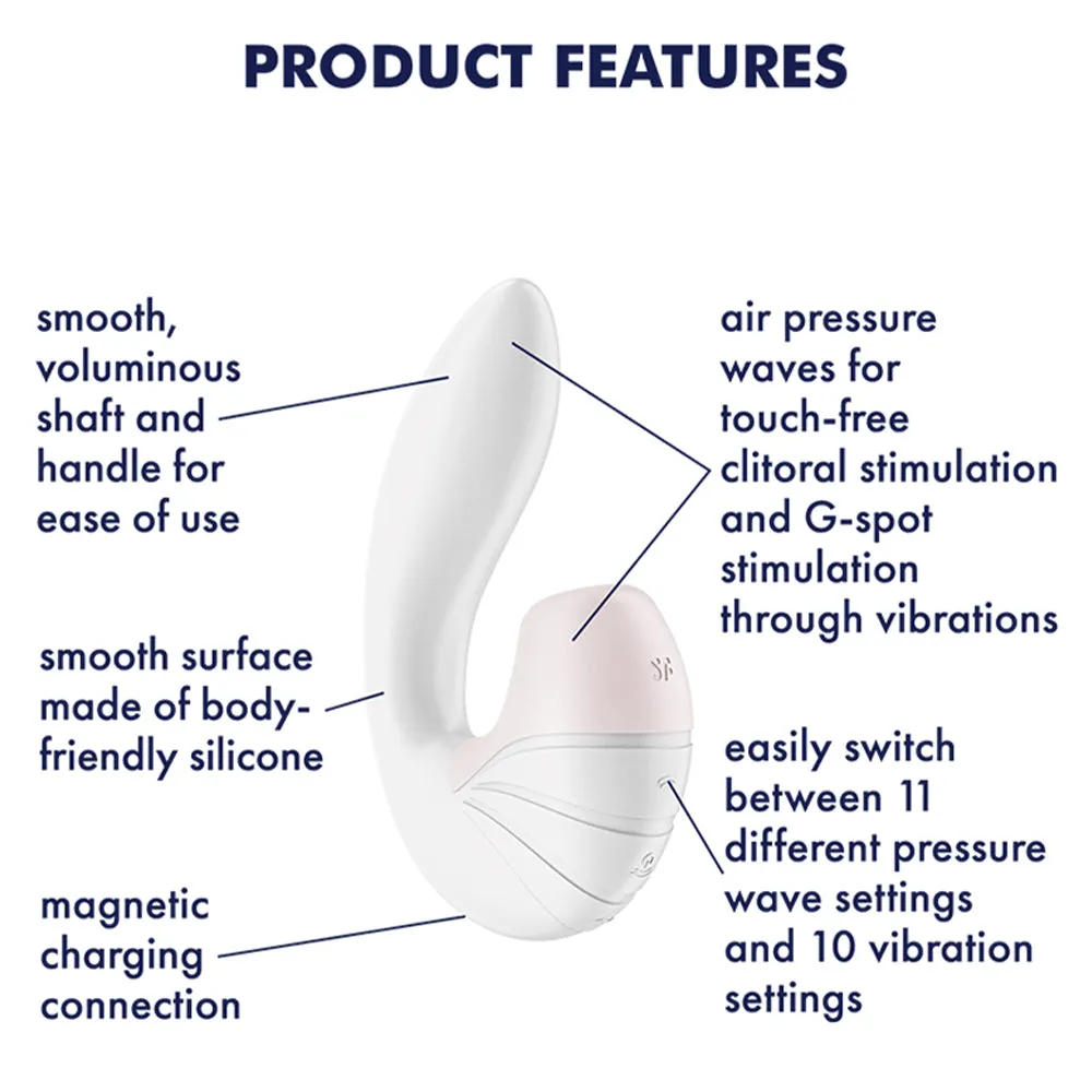 Satisfyer Supernova 2-in-1 Flexible G-Spot Vibrator Clitoral Stimulator Oral Sex
