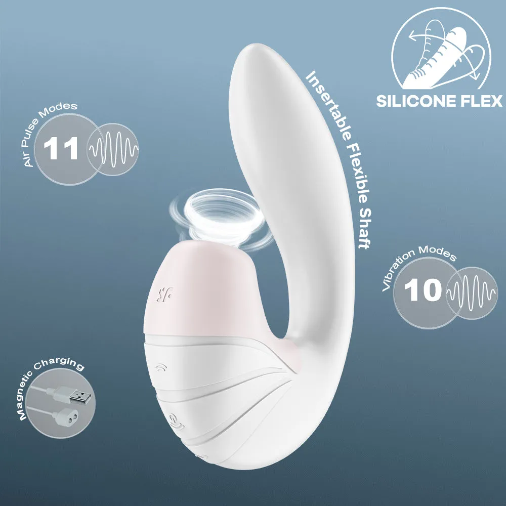 Satisfyer Supernova 2-in-1 Flexible G-Spot Vibrator Clitoral Stimulator Oral Sex
