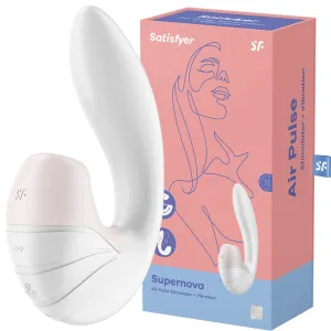 Satisfyer Supernova 2-in-1 Flexible G-Spot Vibrator Clitoral Stimulator Oral Sex