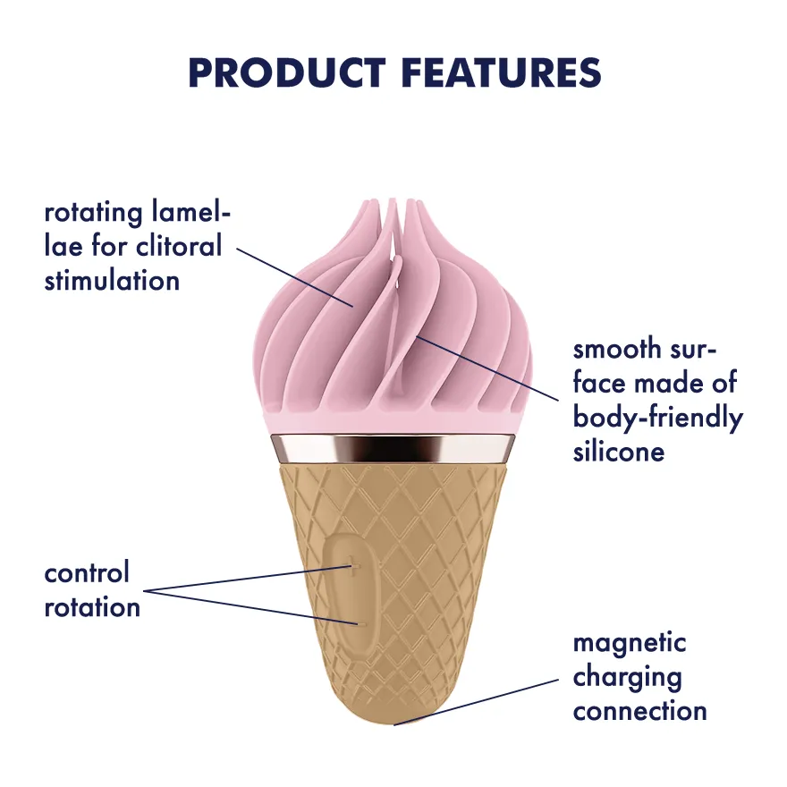 Satisfyer - Sweet Treat Spinnators Lay On Discreet Clit Massager