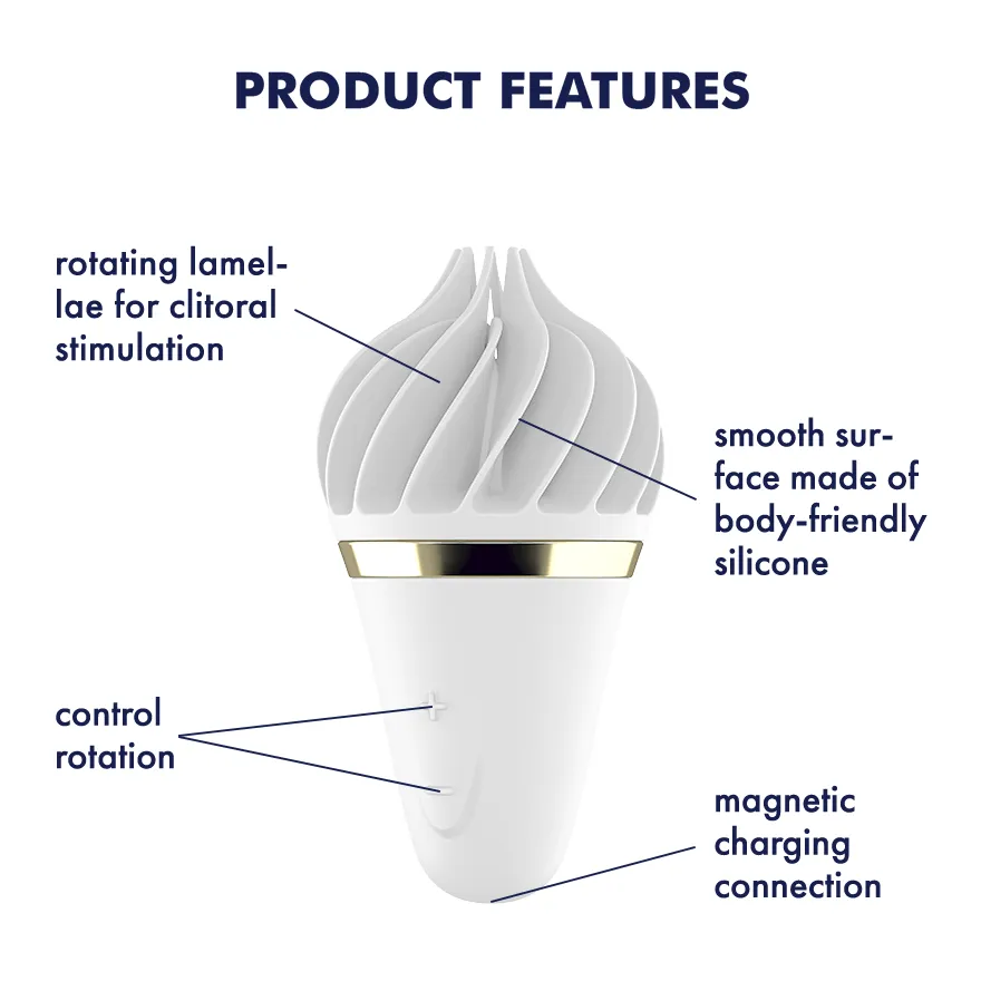 Satisfyer - Sweet Treat Spinnators Lay On Discreet Clit Massager