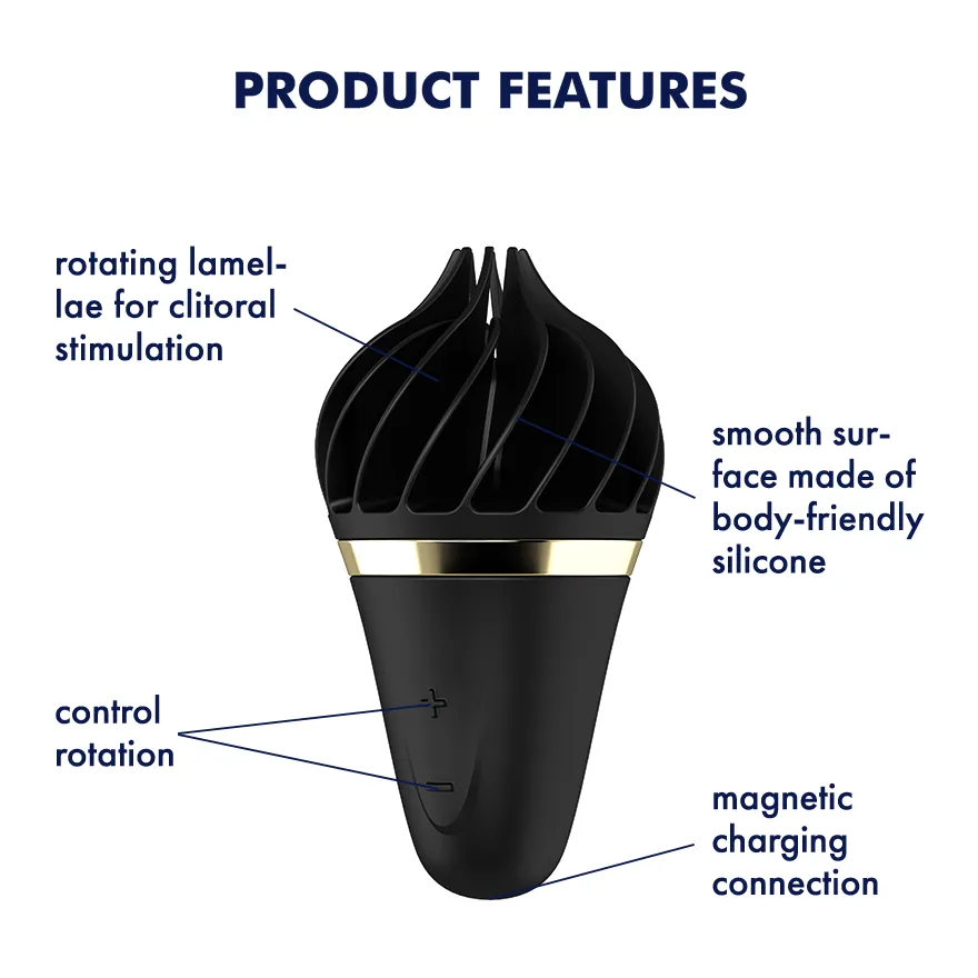 Satisfyer - Sweet Treat Spinnators Lay On Discreet Clit Massager