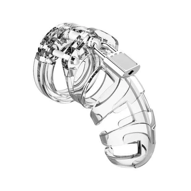 Shots - Man Cage Chastity Cock Cage Model 2 3.5 (Clear)