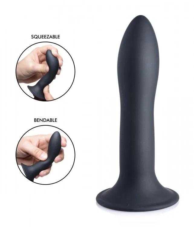 SQUEEZE-IT SLENDER DILDO BLACK