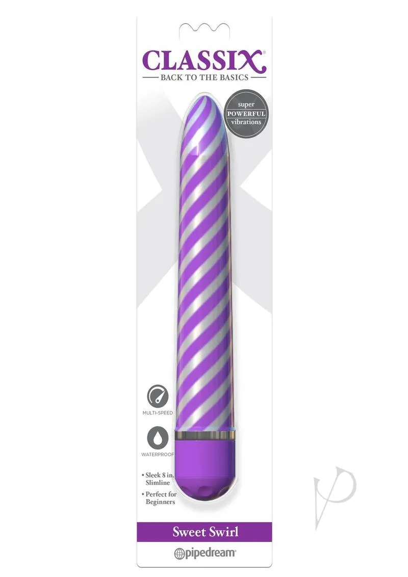 Sweet Swirl Vibrator Purple