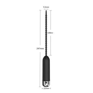 Ten Vibrating Modes Silicone Urethral Sounding Penis Plug Vibrator