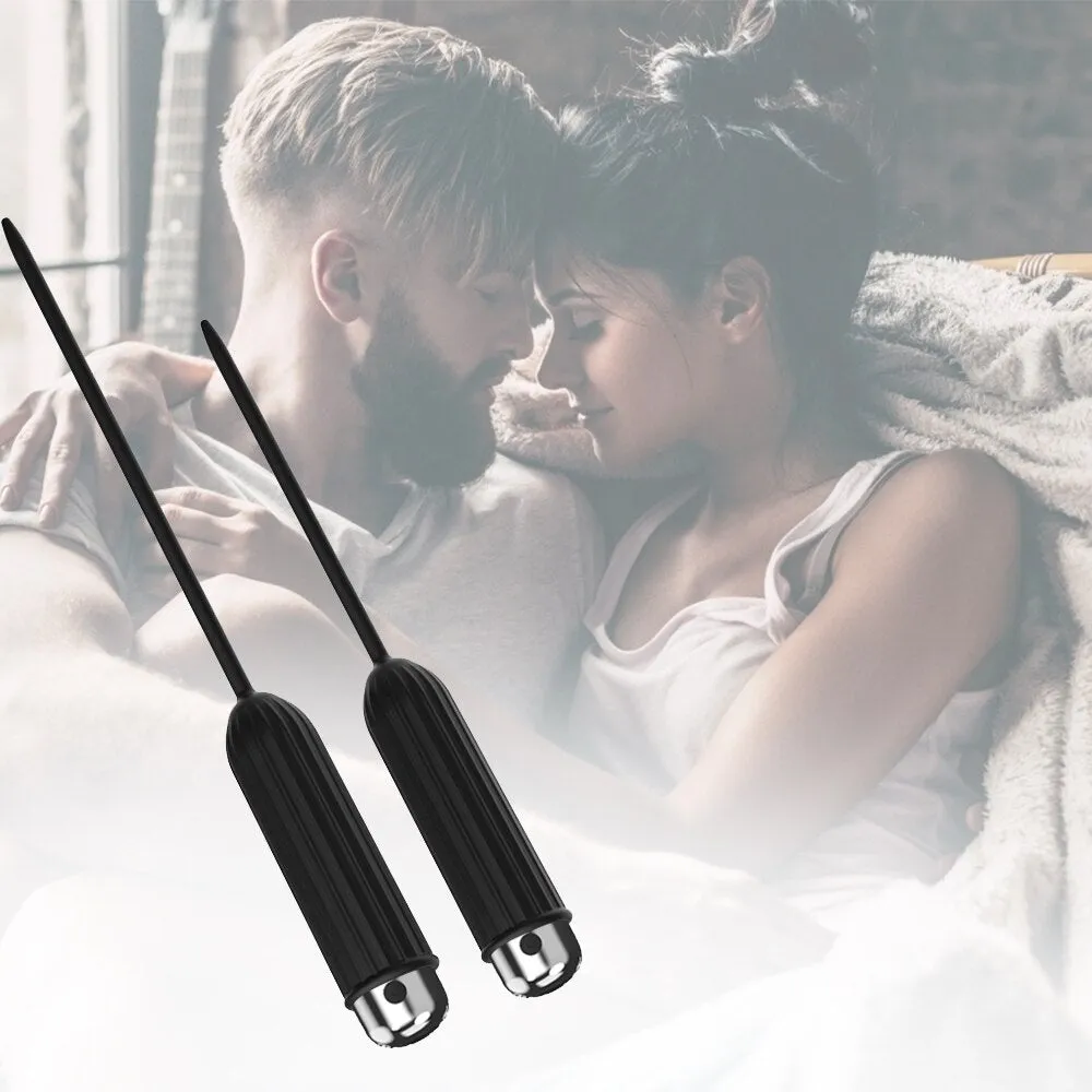 Ten Vibrating Modes Silicone Urethral Sounding Penis Plug Vibrator