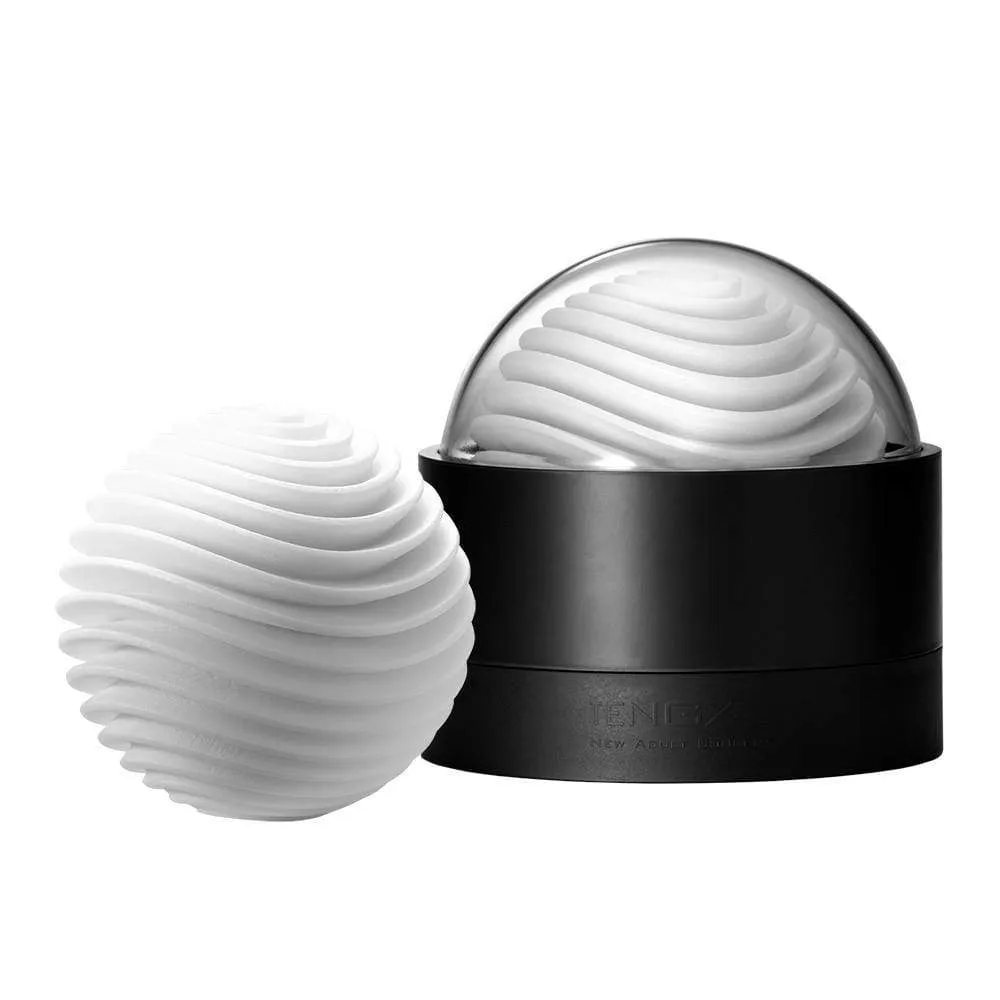 Tenga - 3D Geo Soft Stroker Masturbator (White)