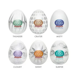 Tenga Egg Variety Pack Hard Boiled Strokers 6 Pack