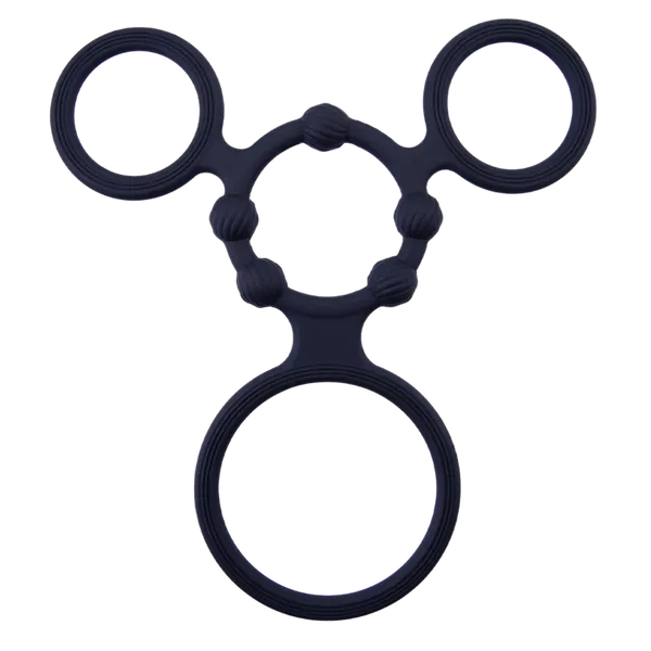 Triple Ring With Ball Stretcher