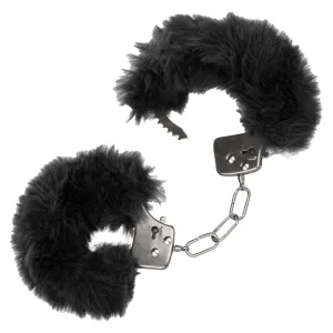 Ultra Fluffy Furry Cuffs Black