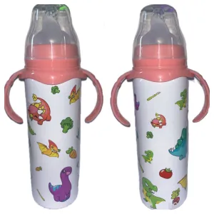 Veggisaurus 8oz Stainless Steel Bottle